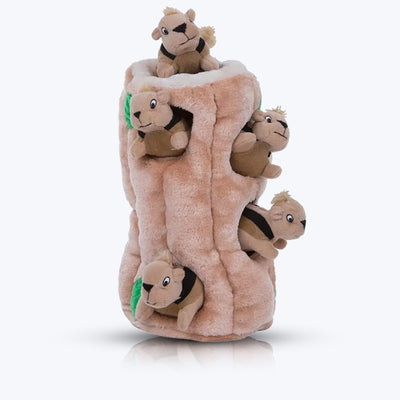 SquirrelHideaway | Interactive Squeaky Dog Toy