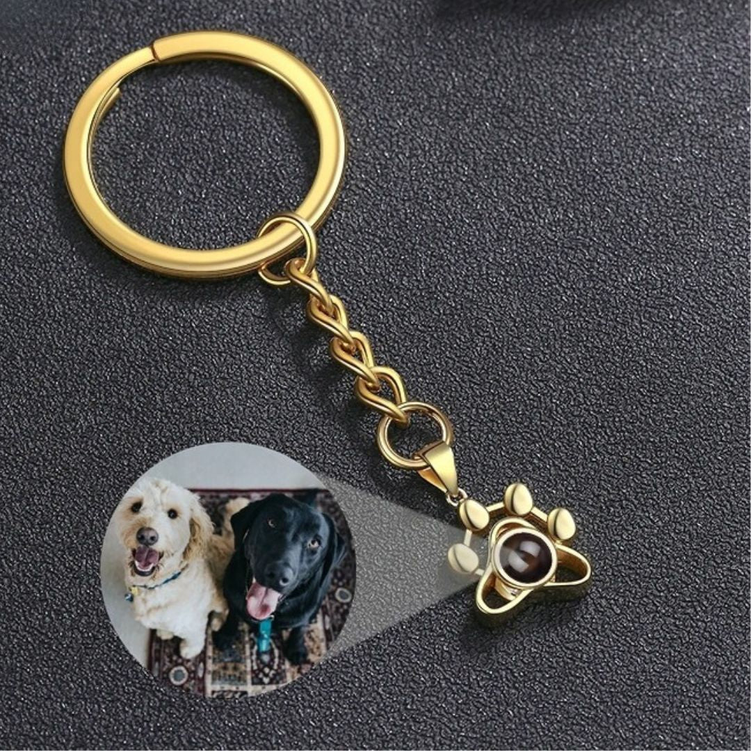 Personalised Dog Necklace/ Keychain